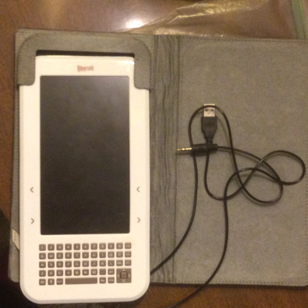 Literati    Sharper image E reader
